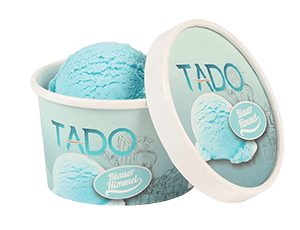TADO Blauer Himmel Eis 150g — Marasch trifft italienisches Karamell