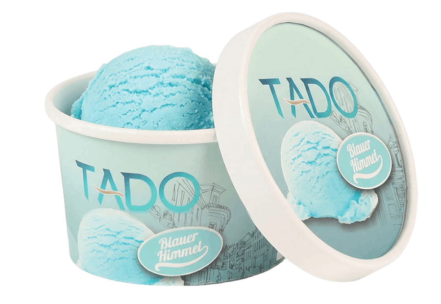 TADO Blauer Himmel Eis 150g — Marasch trifft italienisches Karamell