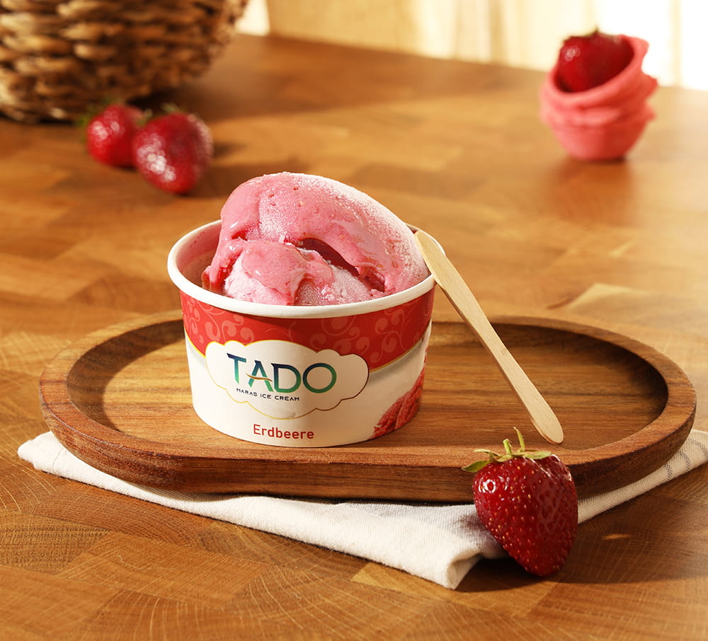 TADO Erdbeere Eis Moment — cremiges Marasch-Eis genießen