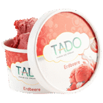 TADO Erdbeere Eis 150g — Marasch Eis aus natürlichen Zutaten