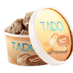 TADO Karamell Eis 150g — samtiger Karamell trifft echtes Marasch-Eis