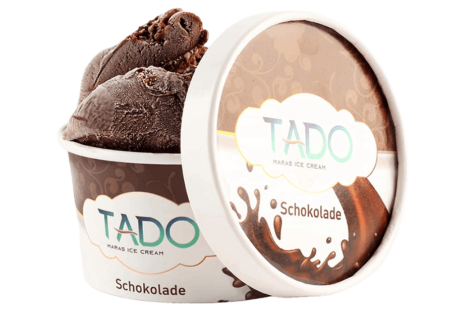 TADO Schokolade Eis 150g — dunkle Schokolade trifft Marasch-Tradition
