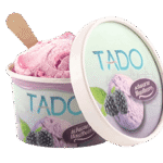 TADO Schwarze Maulbeere Eis 150g — fruchtig, dunkel, unverwechselbar
