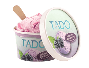 TADO Schwarze Maulbeere Eis 150g — fruchtig, dunkel, unverwechselbar